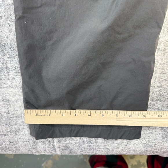 LL Bean Pants Mens 38x29 Gray Water Resistant Cresta Hiking Fleece Lined Cargo - Picture 8 of 9